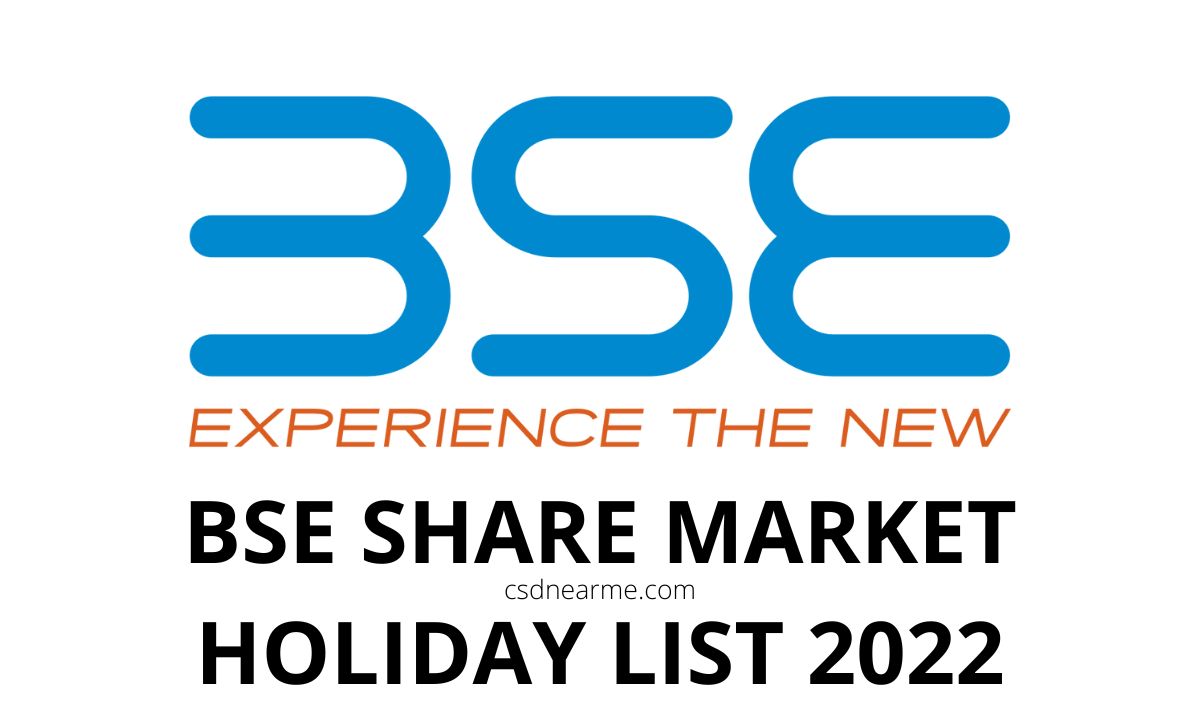 BSE Share Market Holiday List 2024