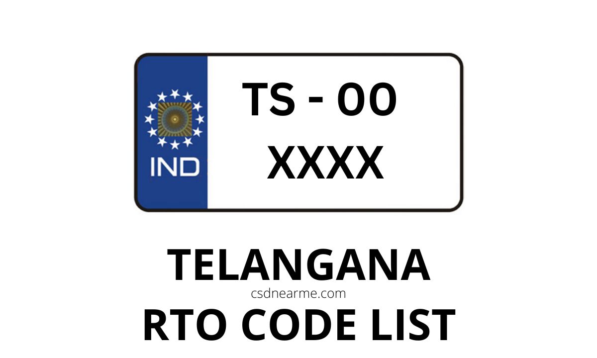 Telangana RTO Code List – Vehicle Registration Code