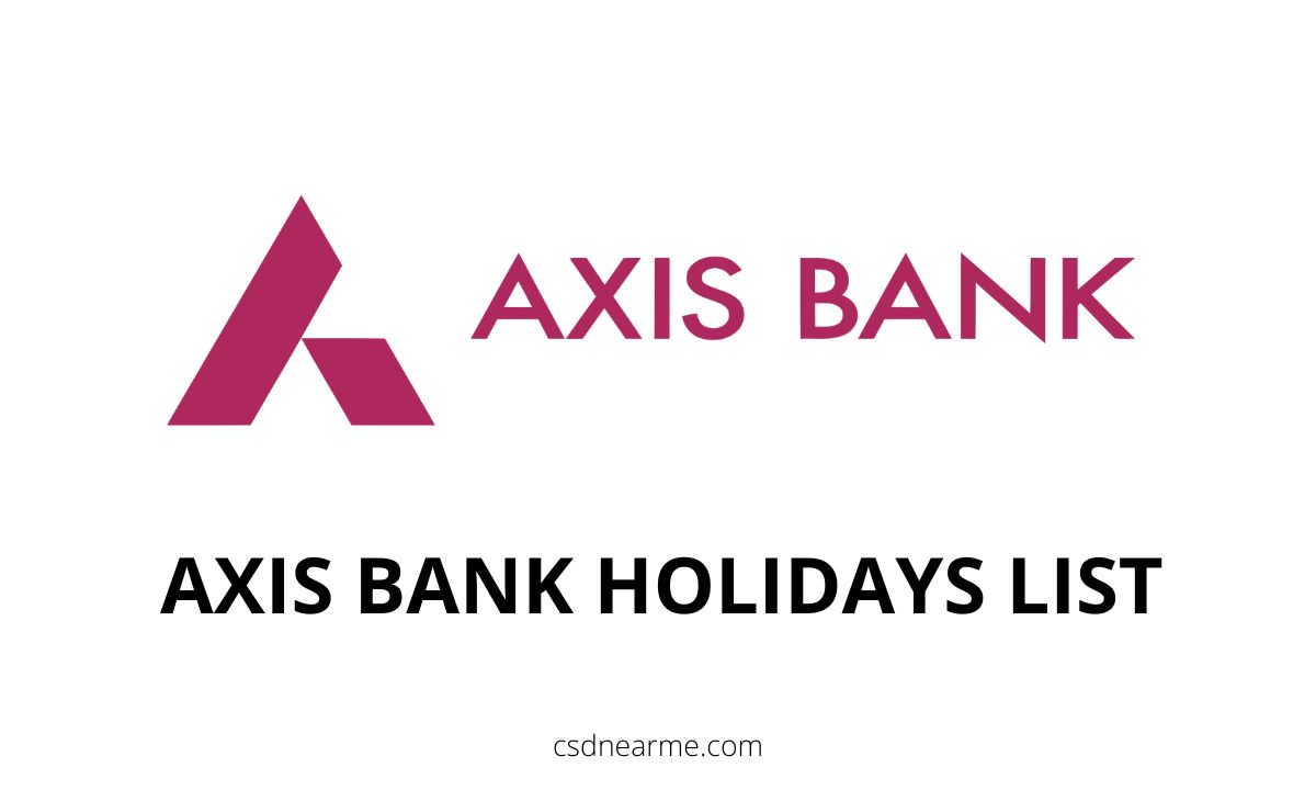 Axis bank Holidays List 2023 – State-wise