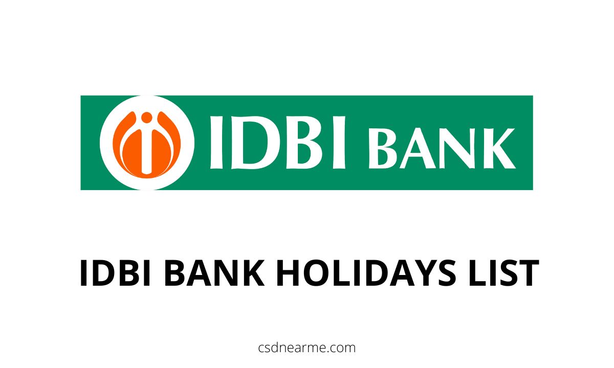 IDBI Bank Holidays List 2023 – State-wise