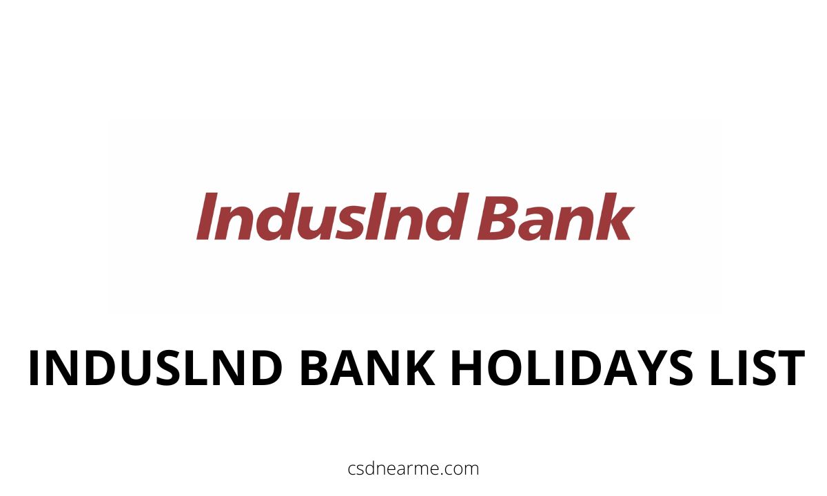 Induslnd Bank Holidays List 2024 – State-wise