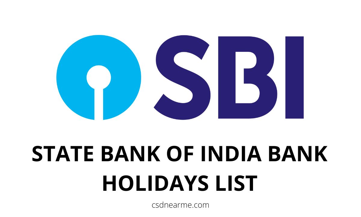 State Bank of India Holiday List 2024 – State-wise