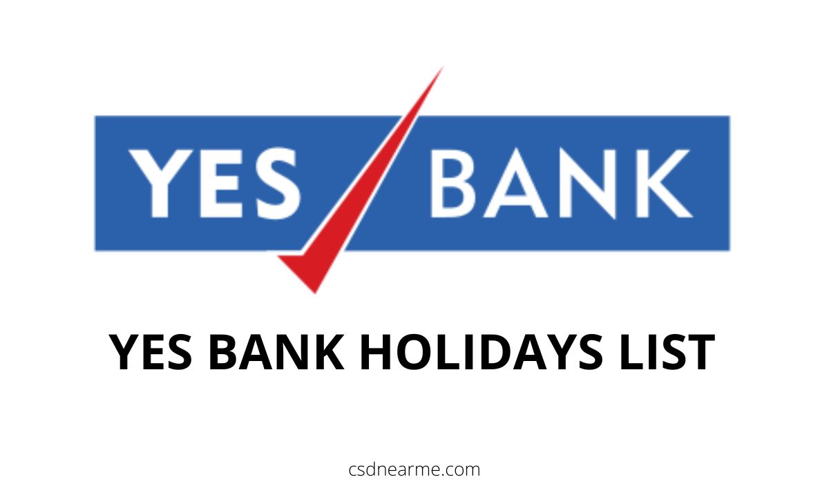 Yes Bank Holidays List 2024 – State-wise