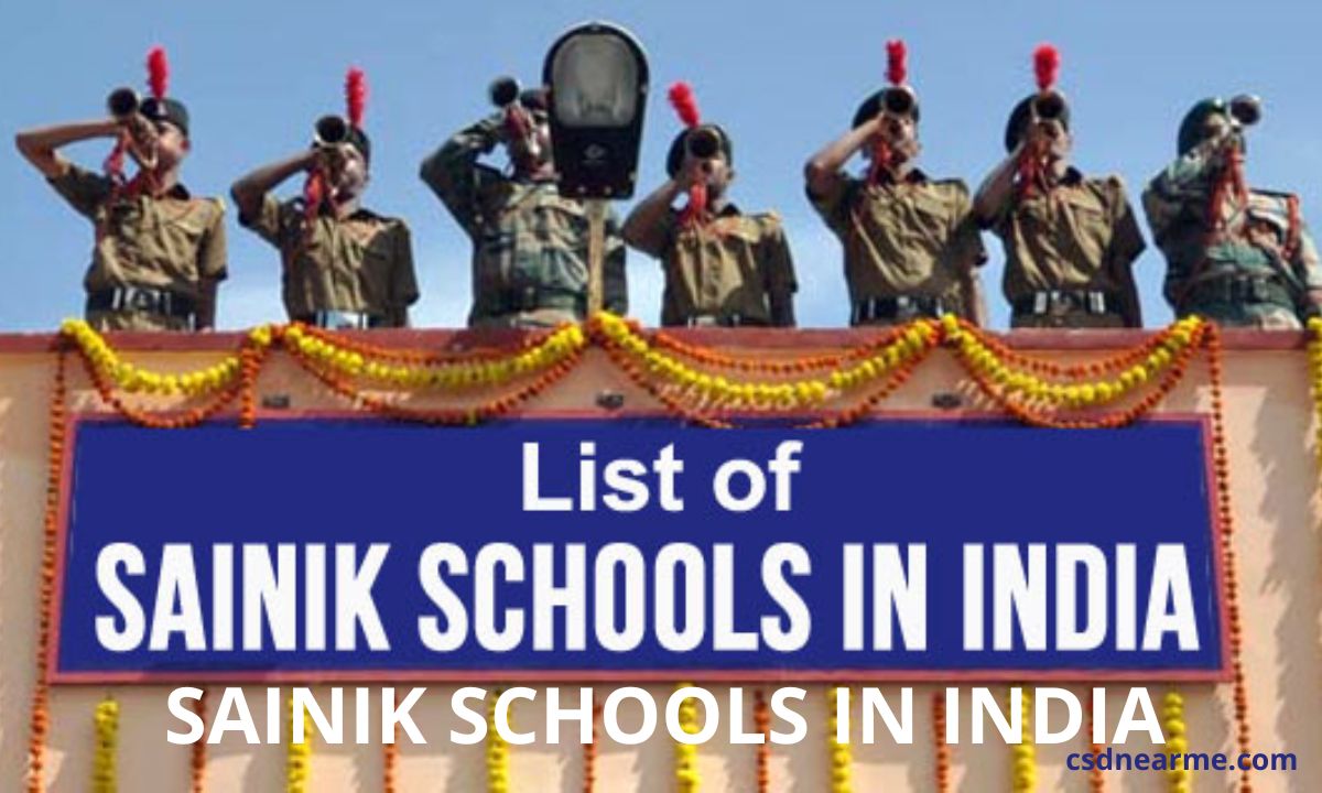 Sainik Schools in India | List of Sainik Schools PDF