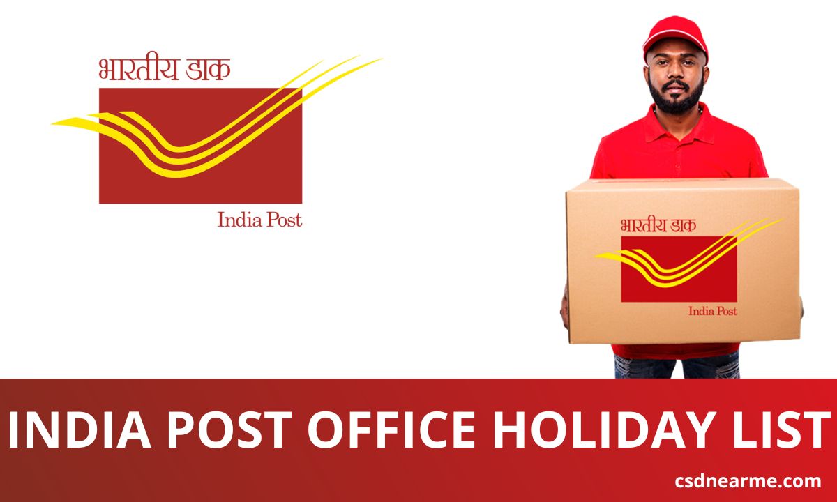 Post Office Holidays 2023 West Bengal